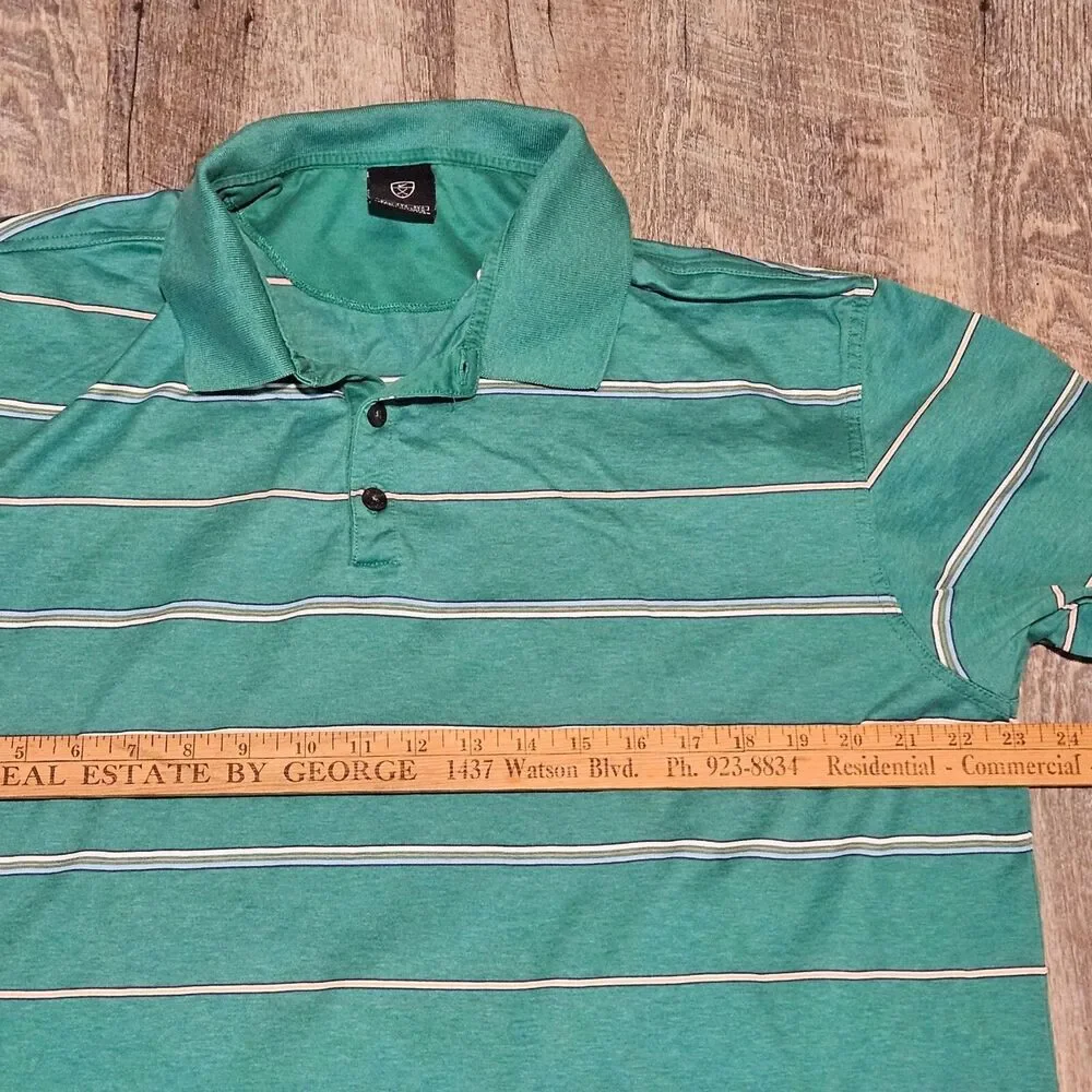 Nike Golf Men's Greet Striped Short Sleeve Polo Shirt Size XXL